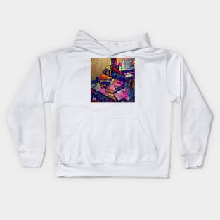 Abstract Section 80 Kids Hoodie